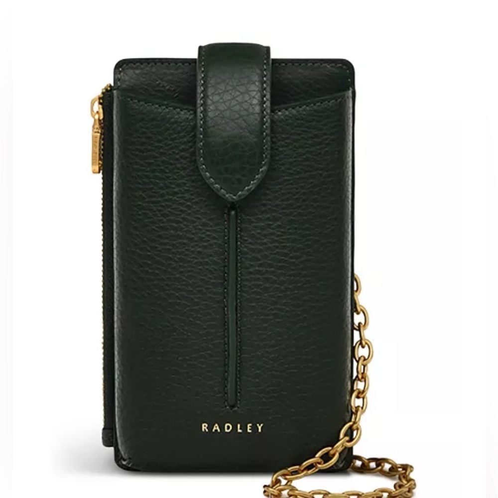 Bradley London Hillgate Phone Zip Top Crossbody Dark green NWT in package